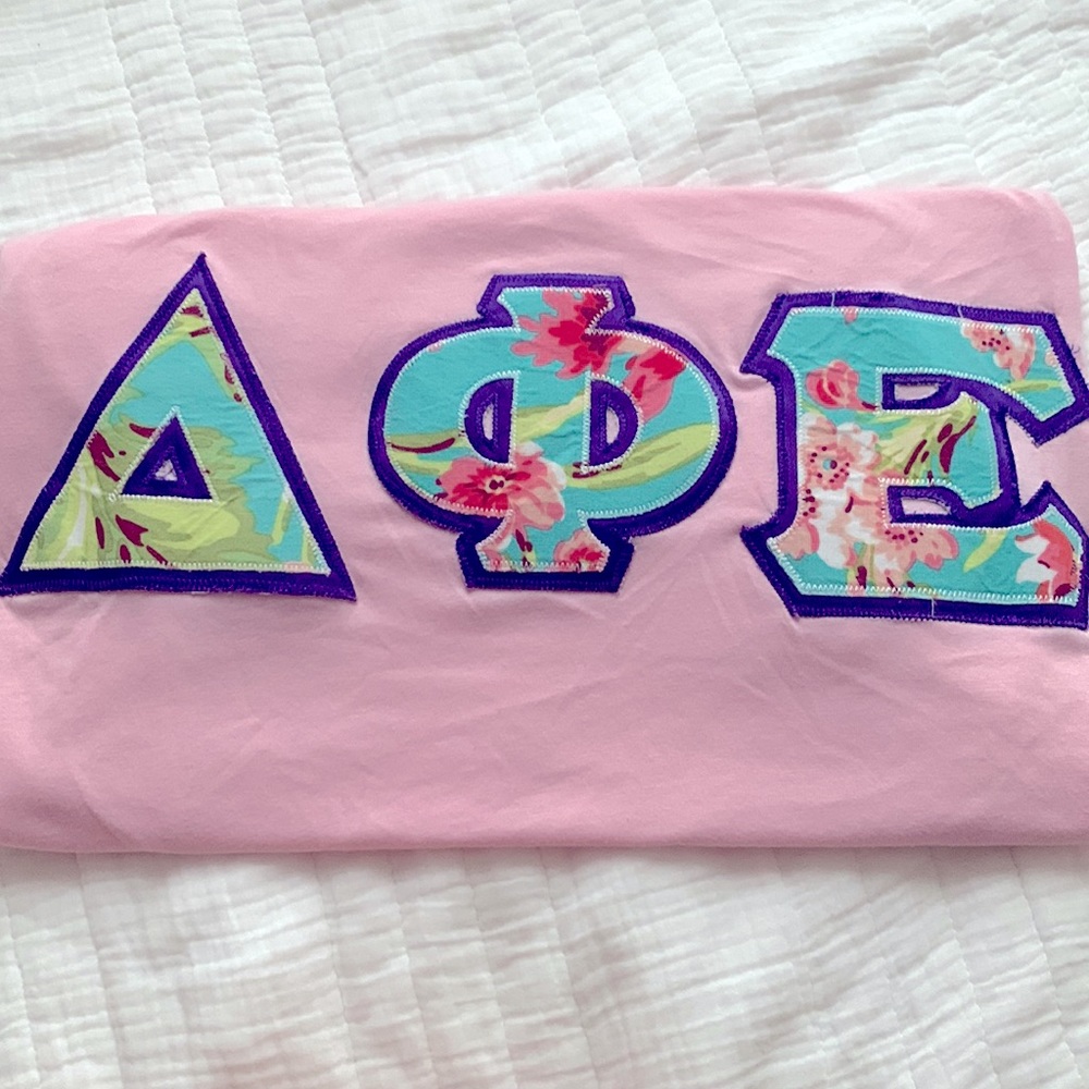 Delta Phi Epsilon Letter Shirt